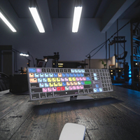 Clavier de raccourcis professionnel pour le montage vidéo pour Avid Media Composer pour Mac, clavier sans fil Bluetooth rétroéclairé