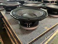 NR PD1890/IIA Haut-parleur de graves 18 pouces 3000W à aimant en ferrite, cône en fibre de carbone 8 ohms, subwoofer audio professionnel pour scène
