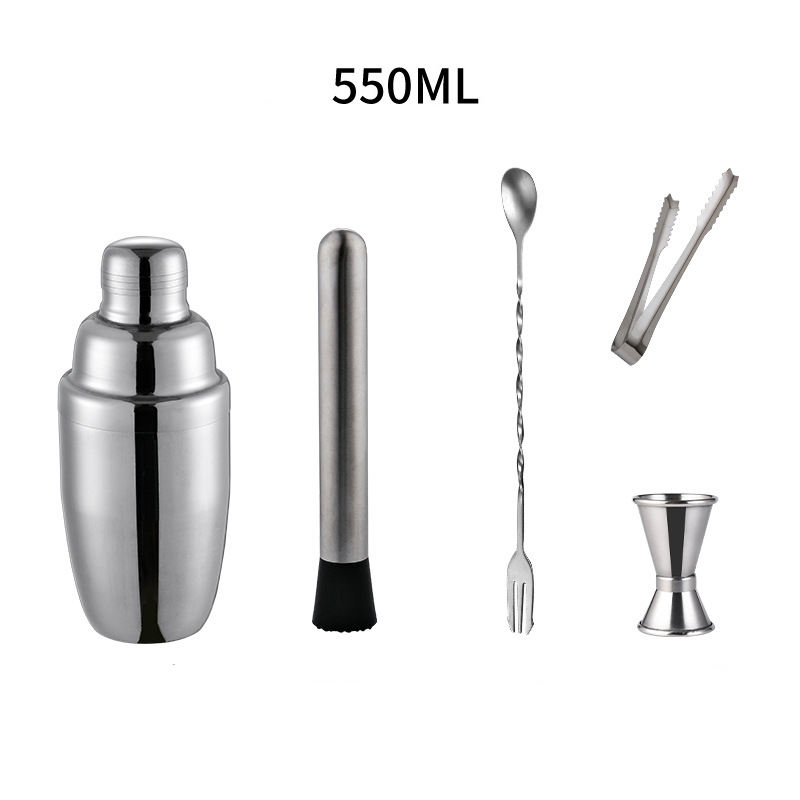 Argent 550 ml-5 pièces/ensemble