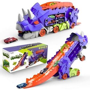 Coche de Juguete Todoterreno Excavadora de Carreras para Niños, Miniatura de Dinosaurio con Ruedas de PVC, Coche de Juguete Hot Wheels para Niños, Escala 1:50 Toysrunner - Product Image 5