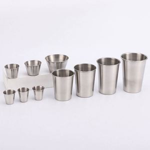 JW5247 Drink Insulated Travel Mugs Bright Series Beer Mug Single Wall <b>Camping</b> <b>Cup</b> Stainless Steel Pint <b>Cup</b> - Product Image 1