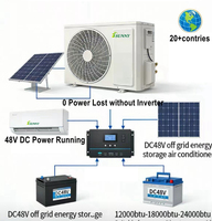 AC Tenaga Surya 48V DC Langsung dari Pabrik 12000BTU 1.5HP Unit AC Split 100% Tenaga Surya Pendingin Pemanas untuk Penggunaan Rumah Tangga
