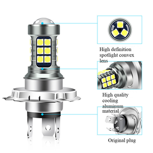 Phare de moto H6 modifié à LED 3030SMD, projecteur P15D amélioré pour mauvais temps, étanche, haute puissance, éclairage H4 - Product Image 5