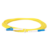 Kabel Patch Fiber Single Mode Indoor HI LINK Simplex LC UPC/G657A1/A2 PVC/LSZH 1-30m untuk Proyek FTTH, Garansi 1 Tahun