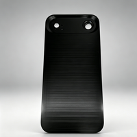 Nouvelle conception de coque de téléphone portable avec motif au dos, plaqué or 24 carats de luxe pour iPhone 17 air