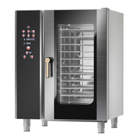 Four à convection 10 niveaux en acier inoxydable, électrique, autonettoyant, four combiné vapeur universel pour restaurant, poulet