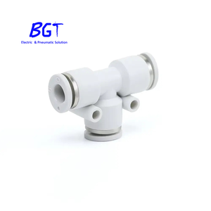 Automatización industrial Push-In PE 6 Accesorios neumáticos Unión en T Piezas neumáticas para conexión - Product Image 1