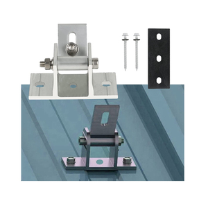 Système de montage sur panneau saisonnier Supports solaires en aluminium noir Support réglable - Product Image 3