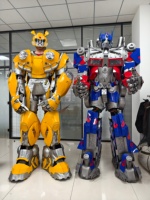 Disfraz de Robot Optimus Prime de Alta Calidad Personalizado al por Mayor para Hombres Adultos, Realista y Usable, de Seda/Algodón, para Actuaciones