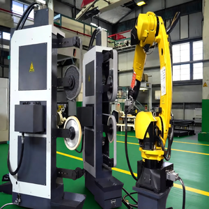 ระบบหุ่นยนต์เจียร CNC สำหรับพื้นผิวโลหะแบบเรียบพร้อมระบบชดเชยอัตโนมัติ เครื่องขัดล้อความแม่นยำสูง อุปกรณ์ขัดเงา - Product Image 1