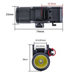 Hot bán săn bắn dẫn đèn pin ip68 không thấm nước chiến thuật đèn pin 500 lumens dễ dàng gắn kết cho thể thao ngoài trời - Product Image 4