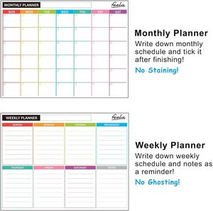 2025 Super Strong Magnetic Weekly Planner <strong>Board</strong> Dry Erase <strong>Board</strong> Flexible Soft Fridge Magnetic Whiteboard Stick on Fridge - Product Image 5