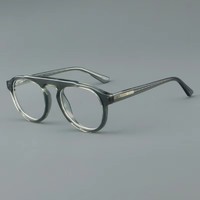 Gafas de Sol Redondas Retro Nuevas al por Mayor, Gafas de Diseñador 2025, Monturas de Gafas de Acetato para Mujer y Hombre