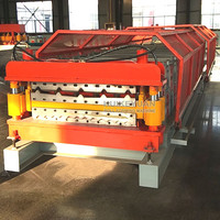 Machine de formage de profilés à double couche pour panneaux de toiture et de mur 2023