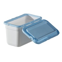 60pcs boîtes en plastique recyclables épaissi PP stockage de dosettes de blanchisserie Solution de stockage pratique