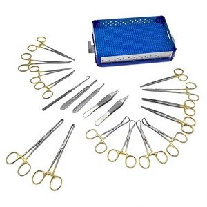 Kit de Entrenamiento Médico de Alta Calidad para Estudiantes de Medicina, Instrumentos Quirúrgicos Manuales Reutilizables de Acero Inoxidable - Product Image 5