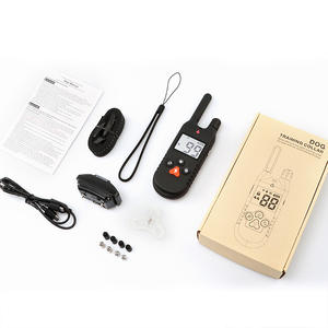 Collar de entrenamiento para perros SmartPet, recargable, con control remoto, descarga eléctrica y supresor ultrasónico de ladridos para perros grandes - Product Image 1