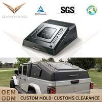 Coque de camionnette en aluminium de haute qualité, fonctionnement manuel, étanche, verrouillable pour Gladiator Hilux Tacoma