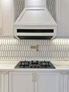 VERMONHOUZZ Mobili da Cucina <span class=keywords><strong>di</strong></span> <span class=keywords><strong>Lusso</strong></span> Moderni su Misura con Illuminazione LED Integrata e Paraschizzi in Piastrelle Arcuate per Hotel e Ambienti <span class=keywords><strong>di</strong></span> Alta Gamma - Product Image 4