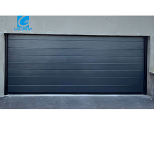 <span class=keywords><strong>Porte</strong></span> <span class=keywords><strong>de</strong></span> <span class=keywords><strong>garage</strong></span> <span class=keywords><strong>sectionnelle</strong></span> isolée moderne avec un design <span class=keywords><strong>de</strong></span> panneaux lisses pour usage résidentiel - Product Image 1