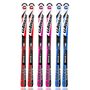 ARDEA OEM Ski de montagne alpin professionnel en fibre de verre avec noyau en bois pour les sports d'hiver - Product Image 6
