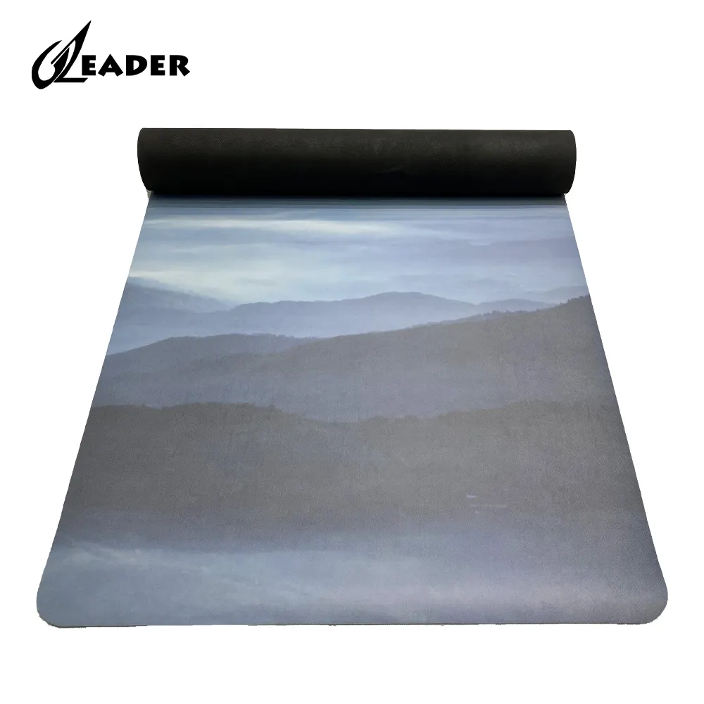 Eco-Friendly High Quality Pu Rubber Yoga Mat Mixed Customized Non Slip