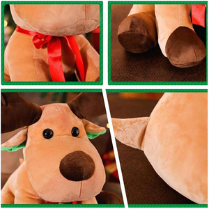 Peluche <span class=keywords><strong>de</strong></span> renne <span class=keywords><strong>de</strong></span> Noël personnalisée <span class=keywords><strong>de</strong></span> haute qualité, 10 pouces, jouet en peluche, coussin en peluche pour fête <span class=keywords><strong>de</strong></span> Noël, décoration <span class=keywords><strong>de</strong></span> <span class=keywords><strong>vacances</strong></span> d'hiver - Product Image 2