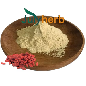 Julyherb Best-seller Baie de <span class=keywords><strong>Goji</strong></span> pure de qualité alimentaire Poudre de <span class=keywords><strong>goji</strong></span> chinois 50% Polysaccharides Supplément de fruit testé aux UV - Product Image 1