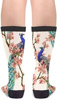 2024 nouveauté élégant personnalisé 3d impression Sublimation femmes hommes unisexe chaussettes