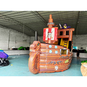 Grand toboggan aquatique <span class=keywords><strong>gonflable</strong></span> commercial en forme de <span class=keywords><strong>bateau</strong></span> <span class=keywords><strong>pirate</strong></span>, combo aire de jeux <span class=keywords><strong>gonflable</strong></span> pour <span class=keywords><strong>location</strong></span> de fêtes d'enfants - Product Image 4