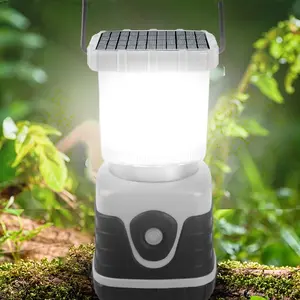 Multi Function Camping Lanterns Rechargeable Portable USB Solar Lamp Hanging LED Tent Light Solar Light For Camp Led Light