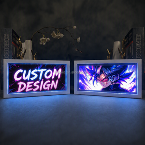 Lámpara de Papel Tallado en 3D con Diseño Personalizado de 240 Diseños de Dibujos Animados, LED <span class=keywords><strong>Anime</strong></span>, Serie <span class=keywords><strong>Bleach</strong></span> Ichigo Kurosaki, Cubierta de Acrílico ABS - Product Image 3
