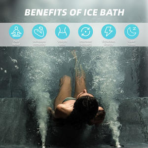 Bain de glace ultra durable pour <span class=keywords><strong>spa</strong></span> à domicile avec refroidisseur et filtre, baril de bain de glace pour la récupération sportive - Product Image 4