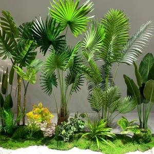 Plantas Artificiales de Malla Simulada, Decoración de Paisajes, Bonting, Árboles Artificiales Grandes para Interiores, Escaleras, Ventanas y Patios - Product Image 1