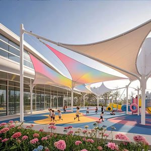 OEM ODM Auvent tendu en PVDF, Pergola, Structures membranaires paysagères pour Complexes hôteliers, Cours, Usines, Parkings, Villas et Jardins - Product Image 2
