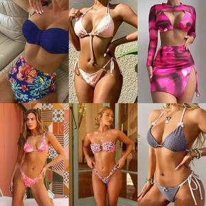 Traje de Bikini personalizado para chicas jóvenes, traje de baño de talla grande, traje de baño con control de barriga, trajes de baño sexis para mujeres - Product Image 4