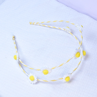 Nouveau bandeau de perruque longue princesse avec bandeau de cheveux papillon enfants accessoires de cheveux tressés pour les filles s'habiller