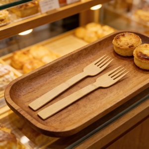 <span class=keywords><strong>Fourchette</strong></span> en bambou de haute qualité, finition lisse, design anti-grip, facile à utiliser pour piquer les aliments, <span class=keywords><strong>fourchette</strong></span> à dessert en bambou jetable pour un usage quotidien - Product Image 4