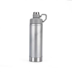Bouteille en acier inoxydable personnalisée avec impression, 700 ml, thermos à double paroi isolé avec poignée, pour le sport - Product Image 3