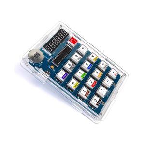 Kit <span class=keywords><strong>de</strong></span> calculadora HU-054, módulo electrónico DIY para la fabricación <span class=keywords><strong>de</strong></span> microcontroladores <span class=keywords><strong>de</strong></span> un solo chip 51, práctica <span class=keywords><strong>de</strong></span> soldadura, pantalla <span class=keywords><strong>de</strong></span> tubo digital hecha a mano - Product Image 1