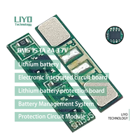 BMS 1S 1A 2A LiFePO4 panneau de protection PCBA produit pour batteries polymères, utilisé dans les haut-parleurs et la surveillance
