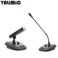 Microphone à col de cygne USB omnidirectionnel de bureau professionnel pour une utilisation en salle de conférence