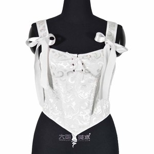Sexy Overbust Lace up Zip Side Gothic Women's Retro Steampunk Embroidery Corset <b>Vest</b> Waist Bodyshaper Tank TOP - Product Image 3