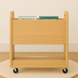 <span class=keywords><strong>Bibliothèque</strong></span> en bois, petite étagère à livres, <span class=keywords><strong>bibliothèque</strong></span> personnalisée, <span class=keywords><strong>bibliothèque</strong></span> pour enfants, présentoir de livres pour tout-petits, <span class=keywords><strong>bibliothèque</strong></span> pour enfants avec <span class=keywords><strong>roulettes</strong></span> - Product Image 4