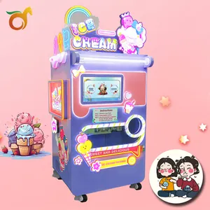 Red Rabbit 15s Quick Production Automatic Soft Ice Cream Vending Machine Snowflake Ice Machine Manufacturer