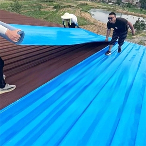 Techo de metal Aislamiento térmico y resistente al agua <span class=keywords><strong>2</strong></span> en 1 Membrana Aluminio Butilo Azulejos metálicos Techo Autoadhesivo Jumbo Roll Material - Product Image 1