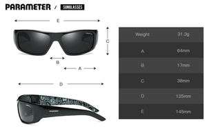 DUBERY Lunettes de sport pour hommes bon marché Lunettes de soleil à vision nocturne polarisée Lunettes de soleil rétro pour hommes Lunettes de soleil UV400 pour hommes - Product Image 5