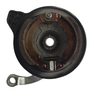 Frein à tambour avant pour vélo électrique, étrier de frein 10 12 15mm, plaquettes en métal composite de type 50 80 110 130, résistantes à la rouille - Product Image 1