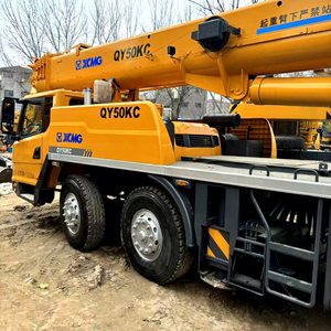 Crane Truk Bekas 50 <span class=keywords><strong>Ton</strong></span> QY50KC Tinggi Angkat 2600m Mesin Scania Asal Cina Gearbox & Pompa Aksesoris Ekspor - Product Image 1