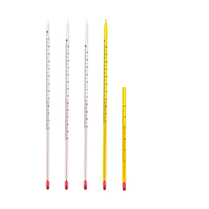 Thermomètre clinique à colonne de liquide <span class=keywords><strong>rouge</strong></span> en verre, thermomètres de laboratoire de bonne qualité - Product Image 1